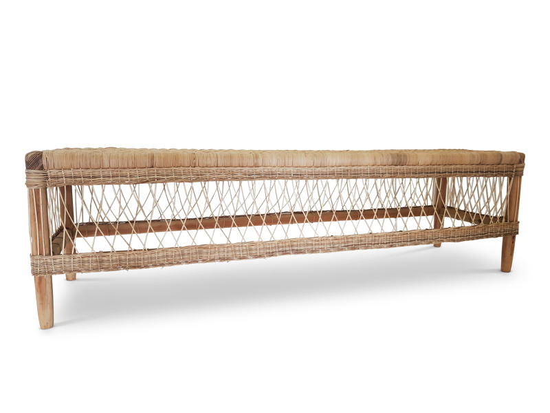 Rattan Bench - Large